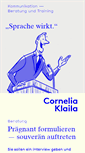 Mobile Screenshot of corneliaklaila.com